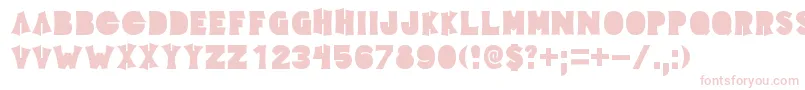 Elecpklb Font – Pink Fonts on White Background