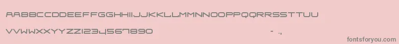 フォントFraulein – ピンクの背景に灰色の文字