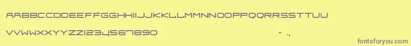 Шрифт Fraulein – серые шрифты на жёлтом фоне