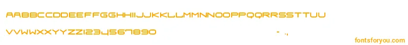 Fraulein-Schriftart – Orangefarbene Schriften