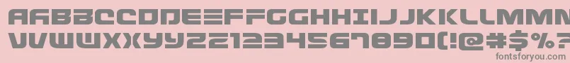 Defconzeroexpand Font – Gray Fonts on Pink Background