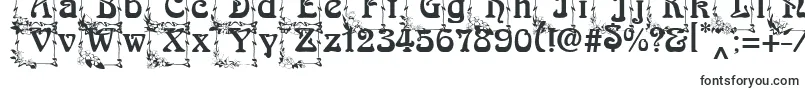 Шрифт ArnoldBocklincInitialOne – шрифты, начинающиеся на A