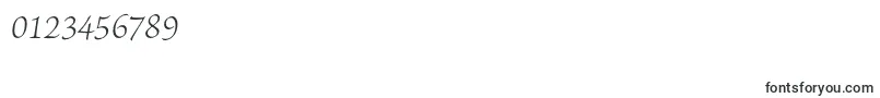 BriosoproLightit Font – Fonts for Numbers and Digits