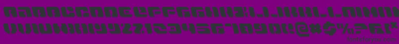 Więcej informacji o czcionce DanStargateLeftalic Czcionka DanStargateLeftalic – czarne czcionki na fioletowym tle