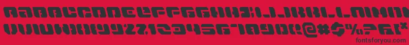 Saiba mais sobre a fonte DanStargateLeftalic Fonte DanStargateLeftalic – fontes pretas em um fundo vermelho
