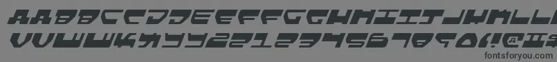 Шрифт LoveladiesLightItalic – чёрные шрифты на сером фоне