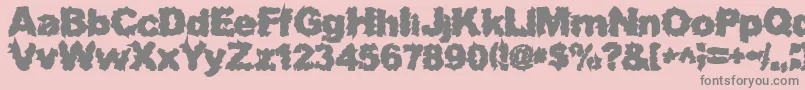 More about SurfPunxHeavy Font SurfPunxHeavy Font – Gray Fonts on Pink Background