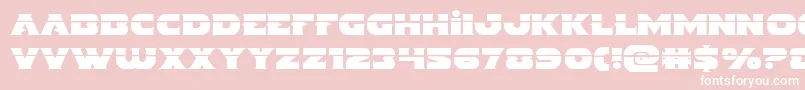 Indigodemonlaser Font – White Fonts on Pink Background