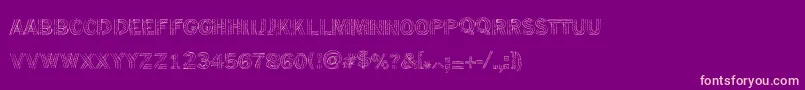 Tacofiesta Font – Pink Fonts on Purple Background