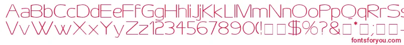 AeroDisplaySsi Font – Red Fonts