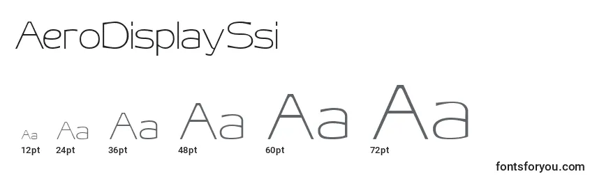 AeroDisplaySsi Font Sizes