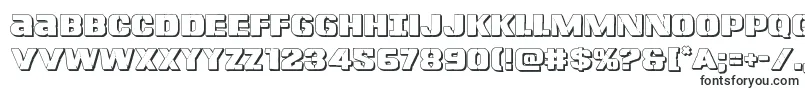 Шрифт Lefthandluke3D – толстые шрифты