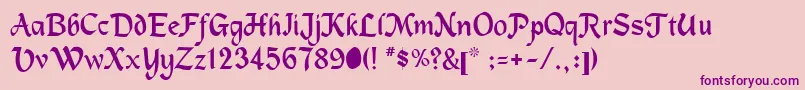 More about MachumaineRegular Font MachumaineRegular Font – Purple Fonts on Pink Background