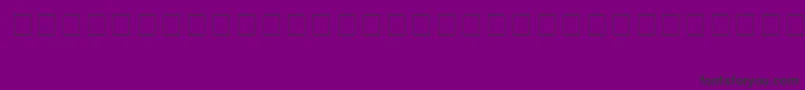 Lynwood Font – Black Fonts on Purple Background