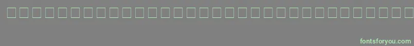 Шрифт Lynwood – зелёные шрифты на сером фоне
