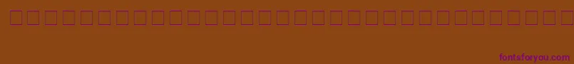 Lynwood Font – Purple Fonts on Brown Background
