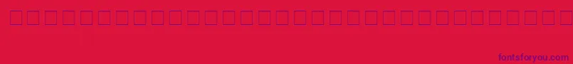 Lynwood Font – Purple Fonts on Red Background