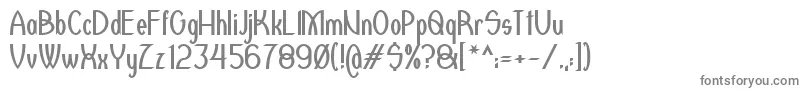 Redcat-fontti – harmaat kirjasimet valkoisella taustalla