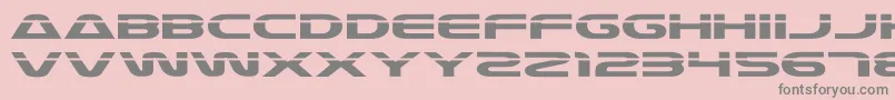 Laser4 Font – Gray Fonts on Pink Background