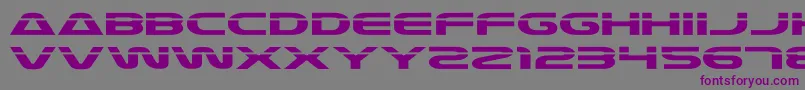 Laser4-Schriftart – Violette Schriften auf grauem Hintergrund