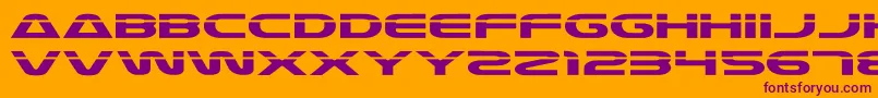 More about Laser4 Font Laser4 Font – Purple Fonts on Orange Background