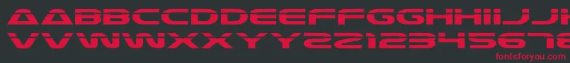 Laser4 Font – Red Fonts on Black Background