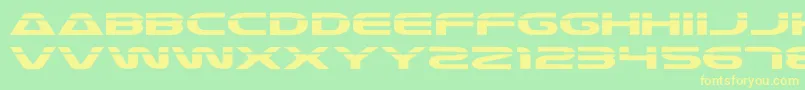 More about Laser4 Font Laser4 Font – Yellow Fonts on Green Background