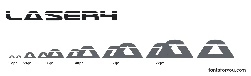 Laser4 Font Sizes