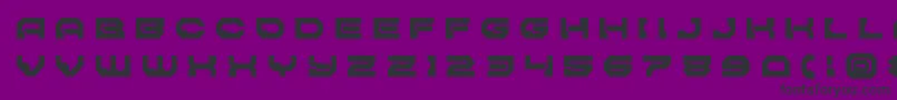 Pulsarclasssolidtitle Font – Black Fonts on Purple Background