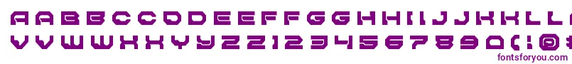 Шрифт Pulsarclasssolidtitle – фиолетовые шрифты