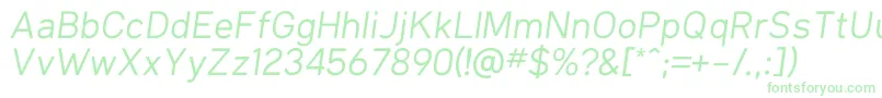 Подробнее о шрифте KlimaRegularItalic Шрифт KlimaRegularItalic – зелёные шрифты