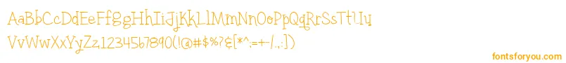 BmdYellowUmbrellaThin Font – Orange Fonts