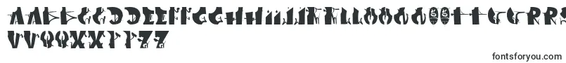 Шрифт Afronsu – очень широкие шрифты