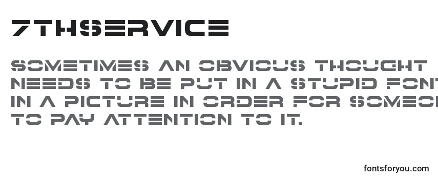 7thservice Font