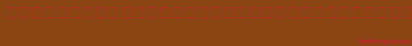 Cable ffy Font – Red Fonts on Brown Background
