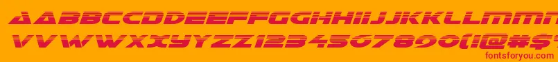 Galanthalfital Font – Red Fonts on Orange Background