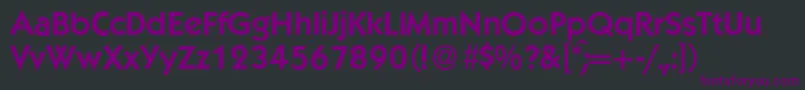 More about K792GeometricalDemiRegular Font K792GeometricalDemiRegular Font – Purple Fonts on Black Background