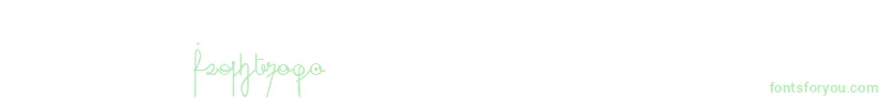 Fonte 96CursiveDigits – fontes verdes