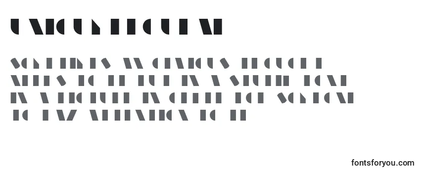 UnicumRegular Font
