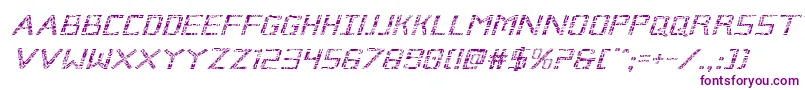 Brokencyborgexpandital Font – Purple Fonts