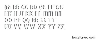 Bradburysboldshadow Font