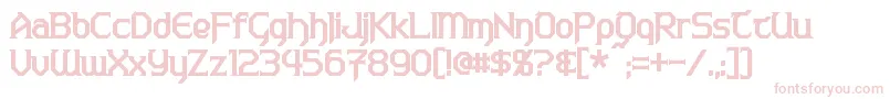 WarlordsBold Font – Pink Fonts on White Background