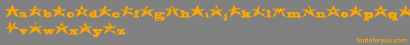 Подробнее о шрифте AdrianStars Шрифт AdrianStars – оранжевые шрифты на сером фоне
