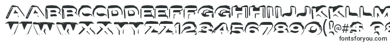 Шрифт Letterseta – рельефные шрифты