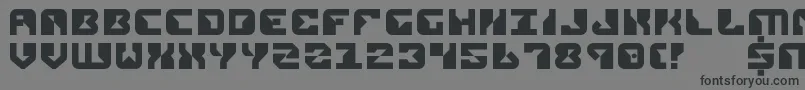 Rep2 Font – Black Fonts on Gray Background