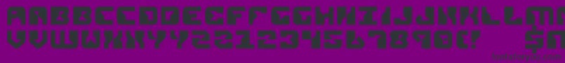 Rep2 Font – Black Fonts on Purple Background