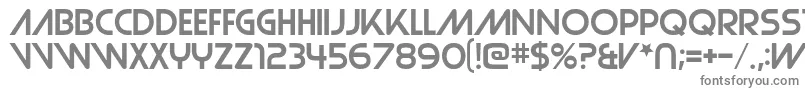 フォントStrasua – 白い背景に灰色の文字