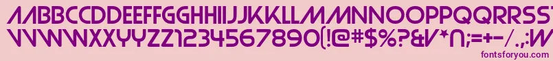 Strasua Font – Purple Fonts on Pink Background