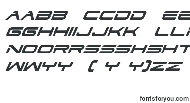 Dodger3superital font – hausa Fonts