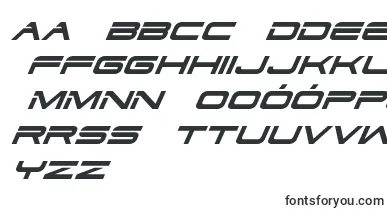 Dodger3superital font – polish Fonts